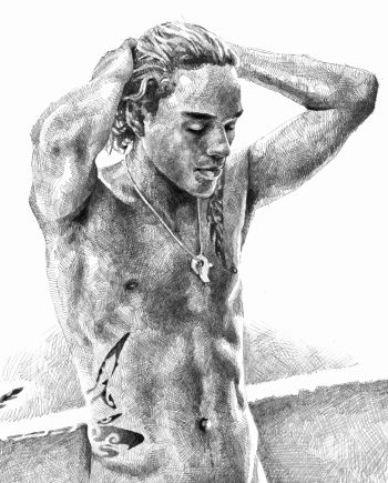 Nude Brazilian on the Lanai