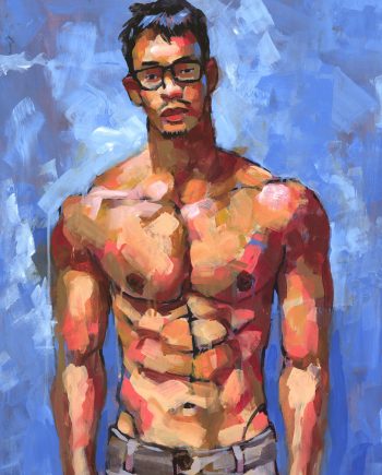 Shirtless with Glasses