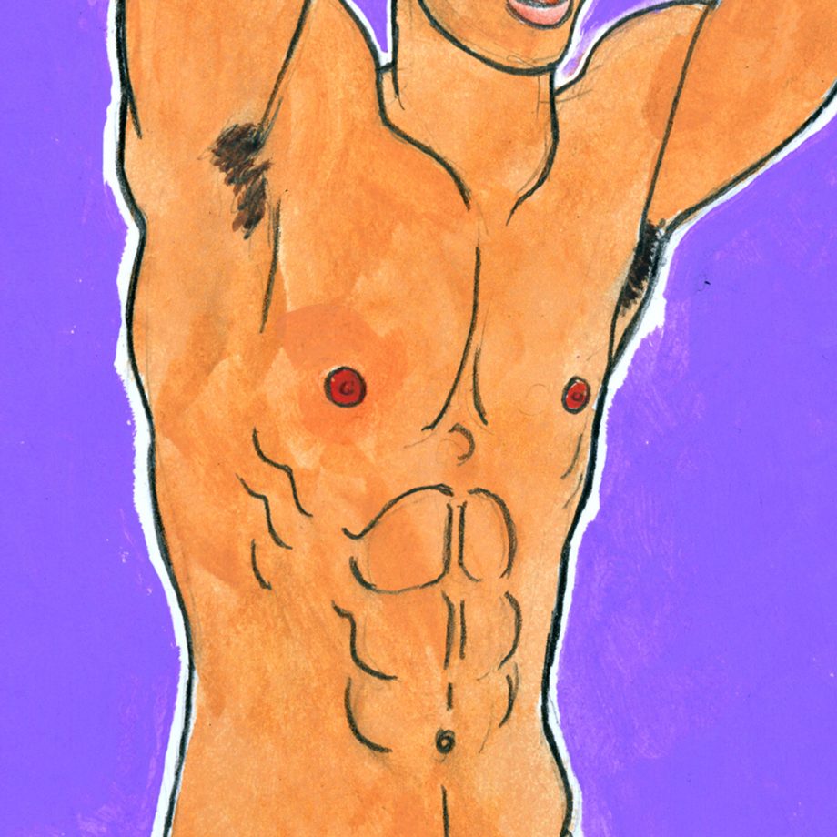 Happy Eduardo Stretching