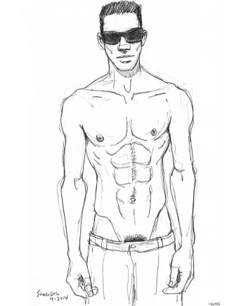 Shirtless with Shades