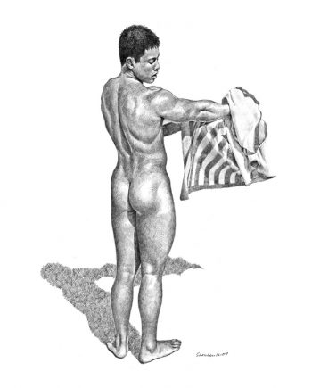 Mike and the Striped Towel