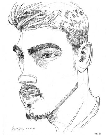 Expressionist Male Portrait: Roger