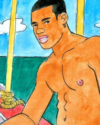 Study 2 for Red Boat to Bahia