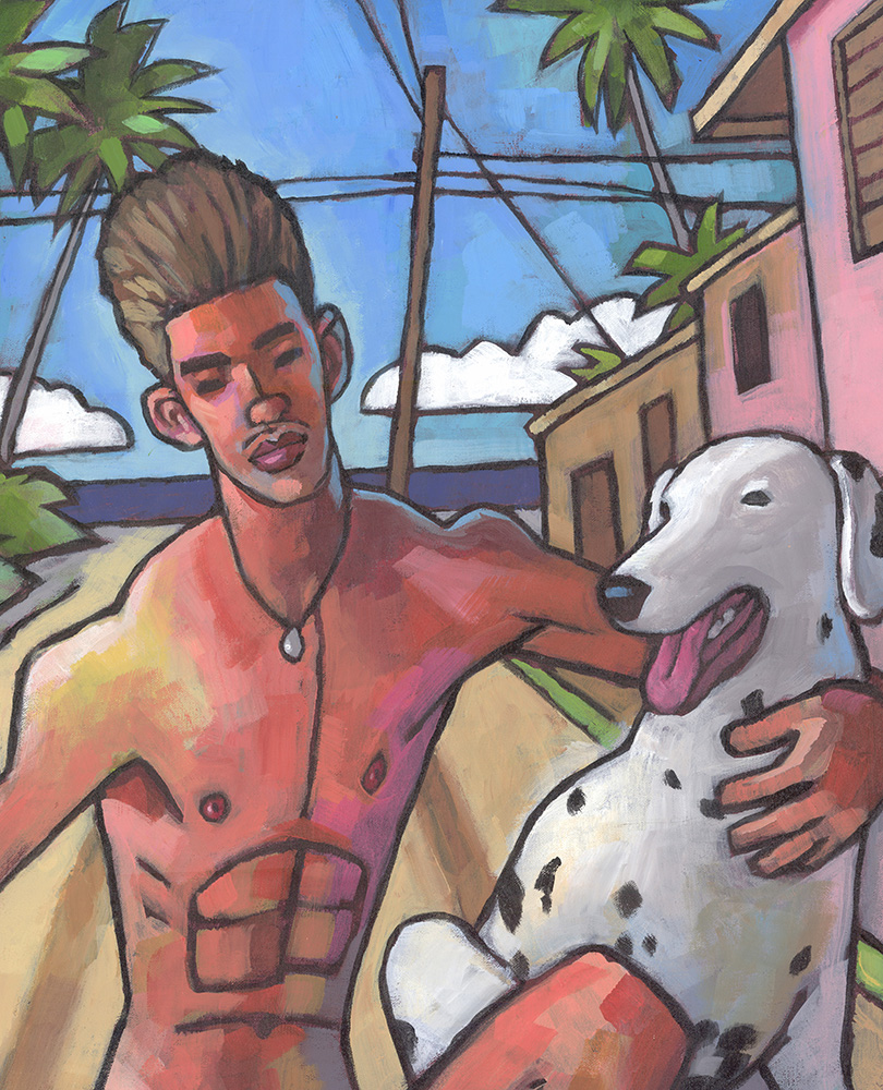 Steve and Pepsi in Las Terrenas