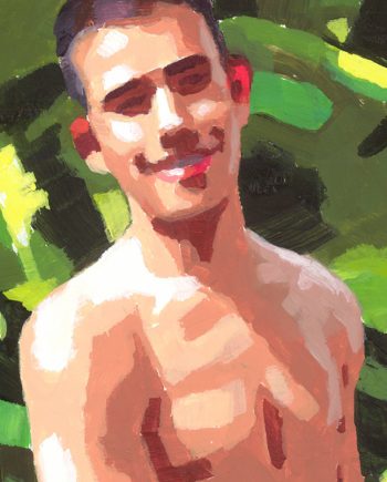 Mexican Boy in White Towel