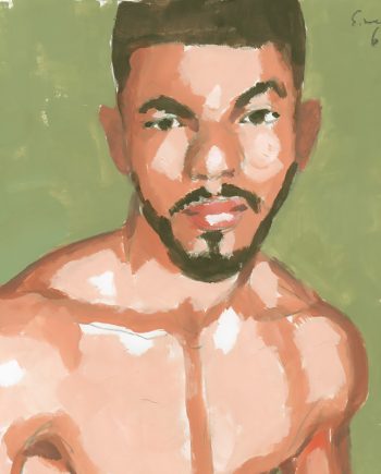Shirtless Male in Low-Hanging Shorts