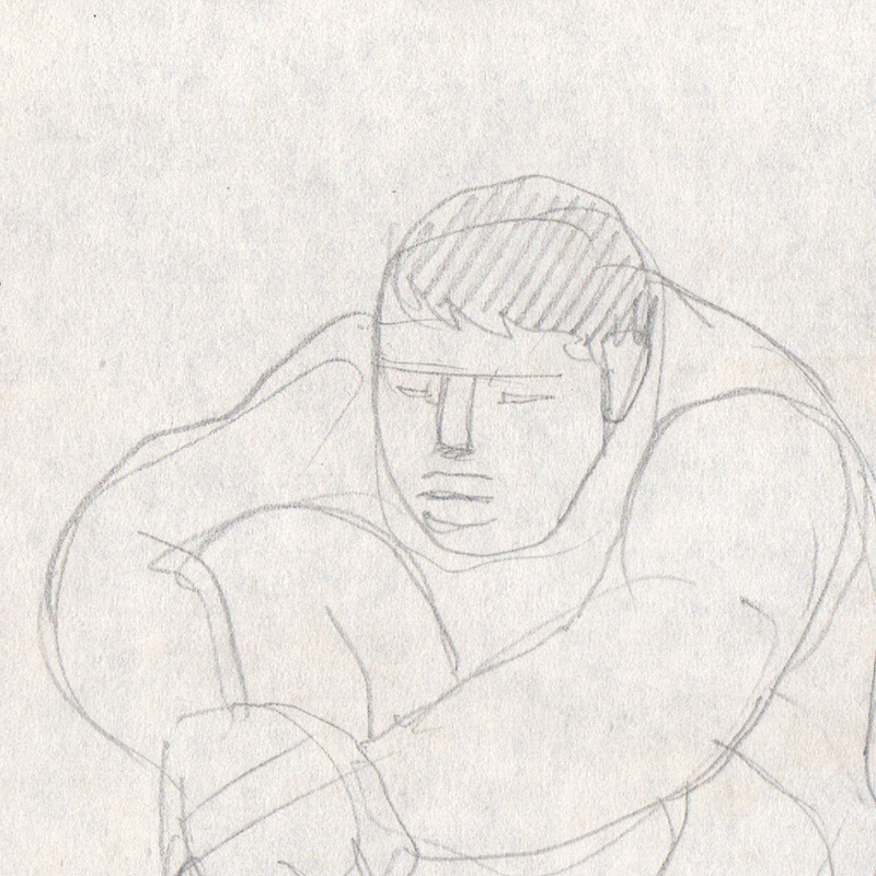 Charlot-inspired seated figures 2