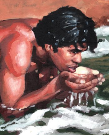 Marcus in the Shorebreak