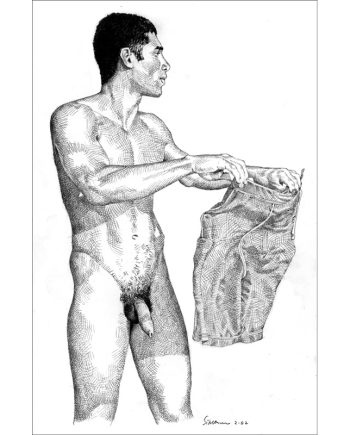 Paulo with Wet Boardshorts