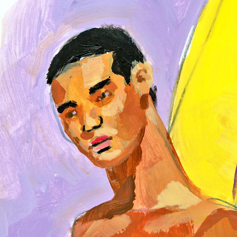 Torano with Yellow Surfboard