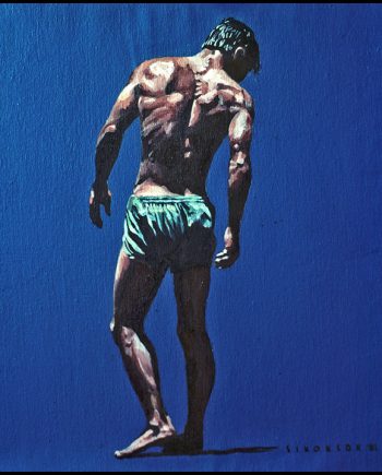 Surfer in the Parking Lot