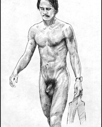 Naked Bodysurfer