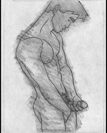 Jacking Boy on Tracing Paper