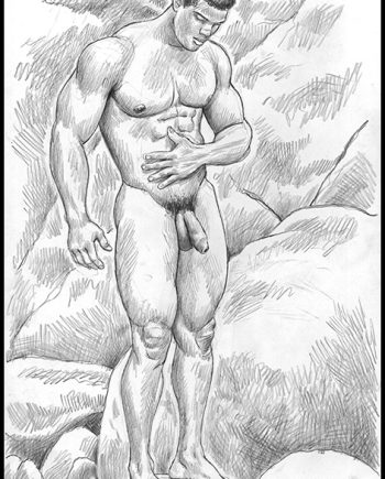 Brazilian Nude Among the Rocks
