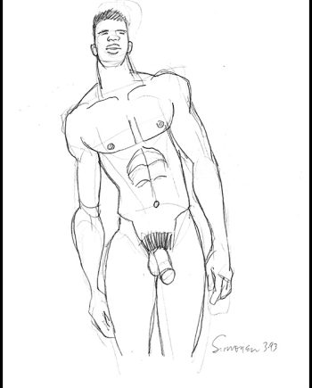 Standing Nude