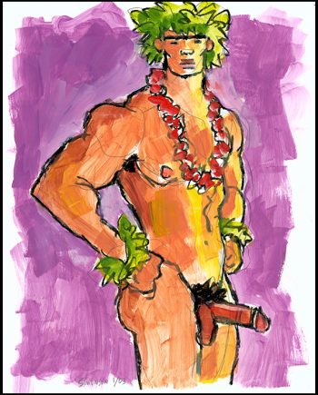 Dancer with Exaggerated Penis