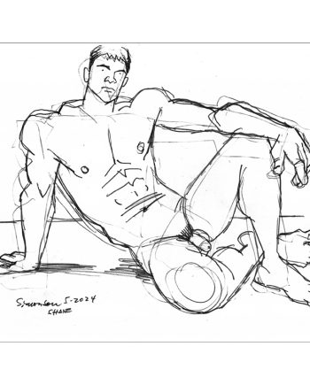 Shane Posing Nude