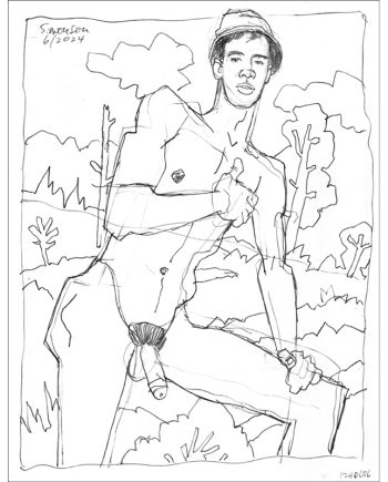 Study for Red Hat Painting