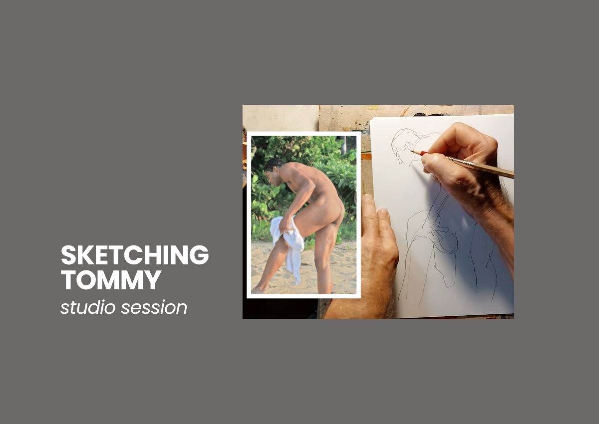 DRAWING DEMONSTRATION: SKETCHING TOMMY