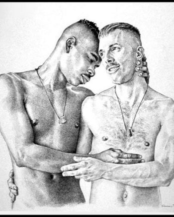 Portrait of Doug and Xavier