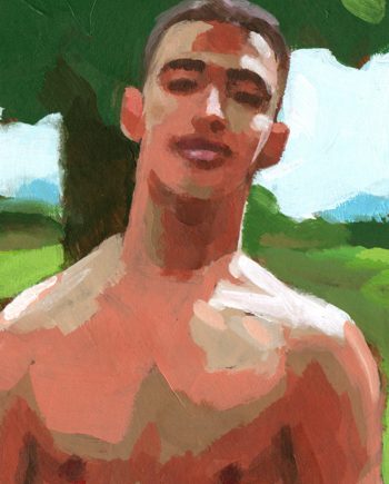 Enrique on the Lawn