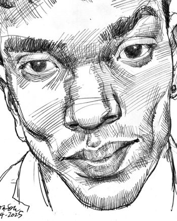 Portrait of Young Male Model