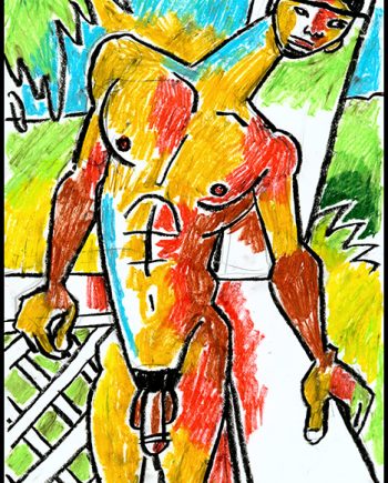Orange and Gold Nude
