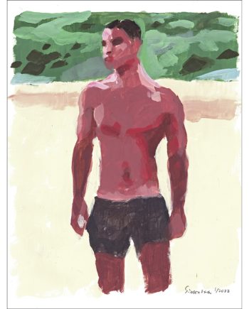 Brazilian Boy in Black Shorts