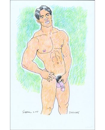 Asian Boy Showing His Stuff