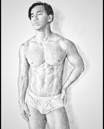 Dallas in White Briefs