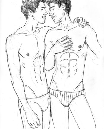 Beto and Javi in Speedos