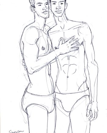 Male Couple at the Beach