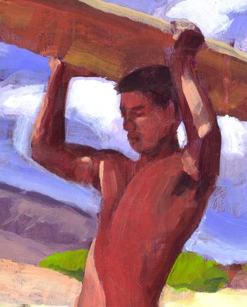 Nude Surfing with Kaimana
