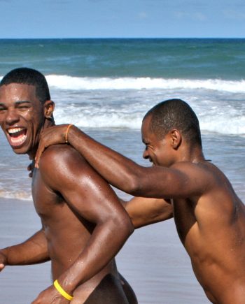 Naked Brazilian Buddies at the Beach