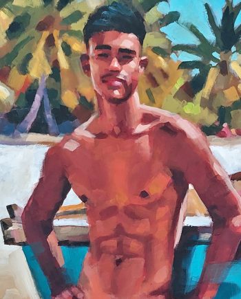 Nude Mexican with Boat
