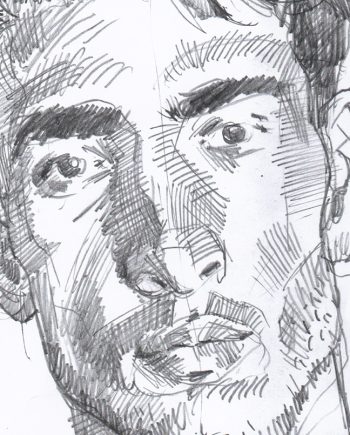 Handsome Guy Portrait Sketch